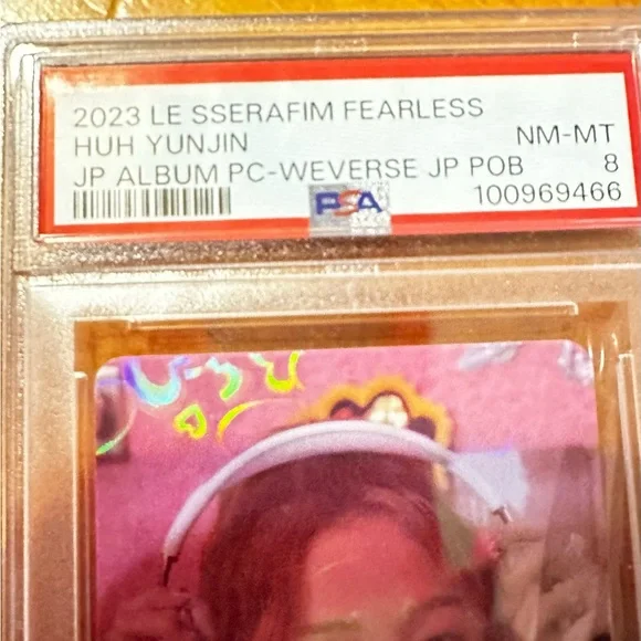 2023 LE SSERAFIM – FEARLESSHuh Yunjin JP Album Photocard